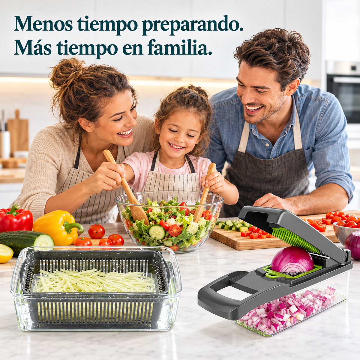 CHEFFY™ | Cortador multifunción de verduras 16 en 1