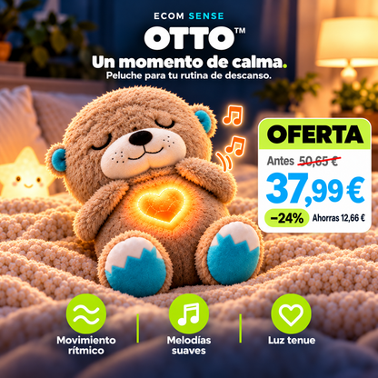 OTTO™ | Peluche relajante para la rutina de sueño del bebé