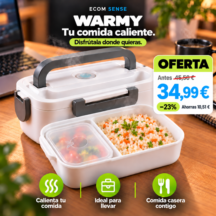 WARMY™ | Fiambrera eléctrica 2 en 1 de 1,5 L