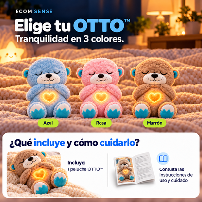 OTTO™ | Peluche relajante para la rutina de sueño del bebé